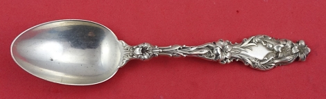 Pap Spoon w/ mono on back of bowl 6 1/8